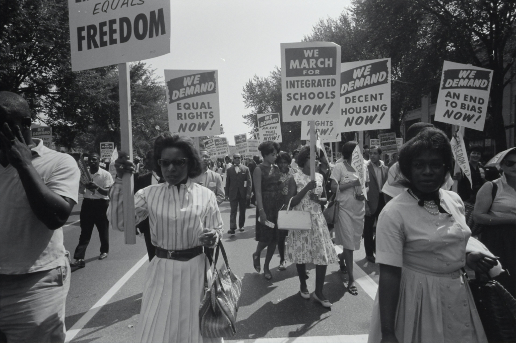 Civil Rights Marchers in 1963