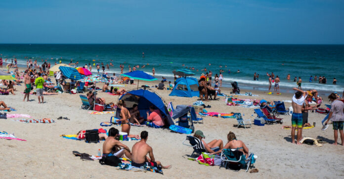 People at the beach