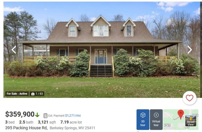 A house listing on Realtor.com