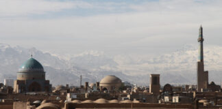 Roof tops in Iran