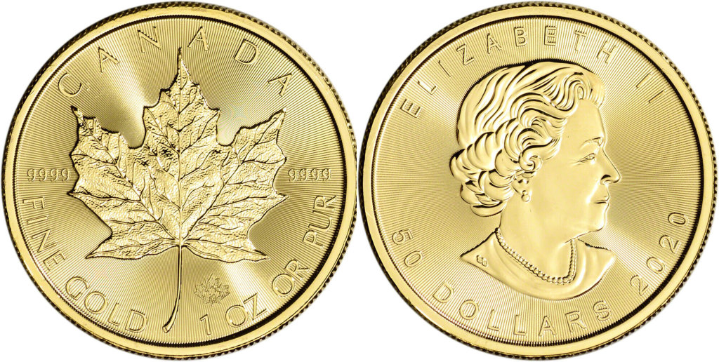 Gold Maple Leaf coins