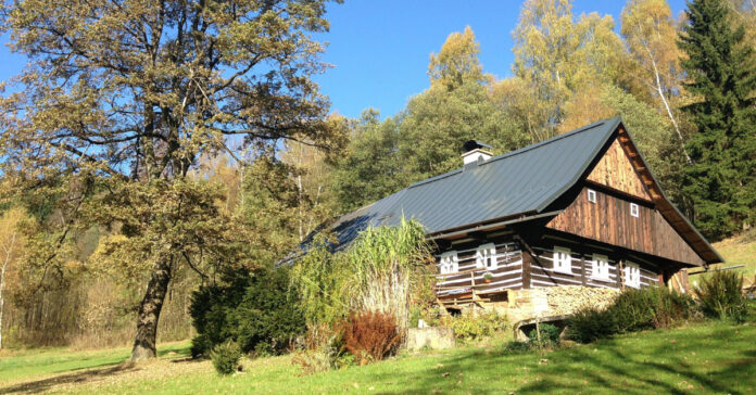 A cabin or retreat in the mountains