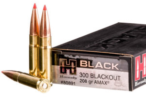 The 208 grain Hornady Black load uses an A-MAX bullet.