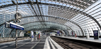 COVID-19 has emptied out train stations in parts of Europe