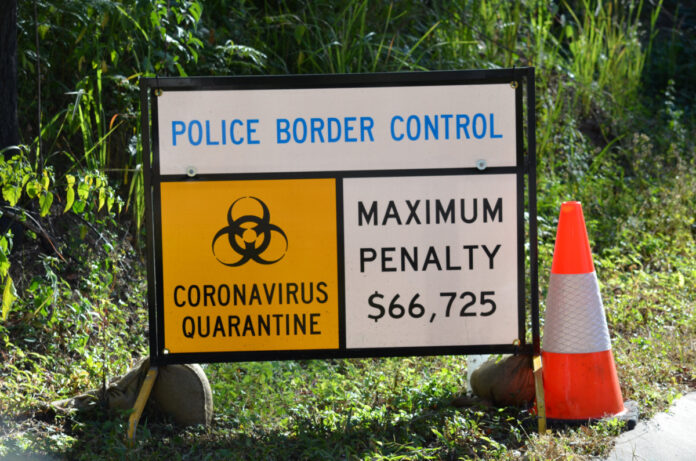 Coronavirus quarantine sign. Photo by Timo Hartikainen on Unsplash