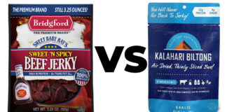 Jerky vs biltong