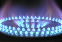 A gas burner