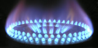 A gas burner