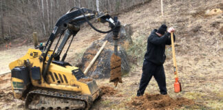 Vermeer Mini Skid Steer with Auger