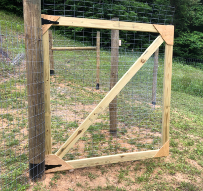 Homemade garden gate