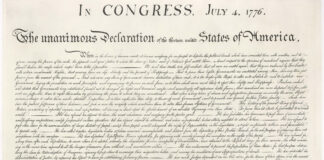 The first portion the the Declaration of Independence