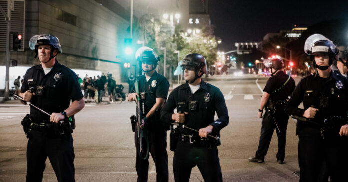 LAPD officers. Photo by Sean Lee on Unsplash.