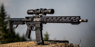 An AR15 carbine. Photo by STNGR Industries on Unsplash.