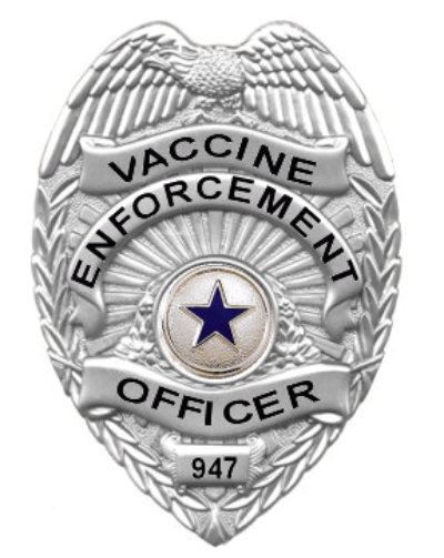 vaccine enforcement officer badge