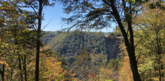 A view of scenic West Virginia in the fall