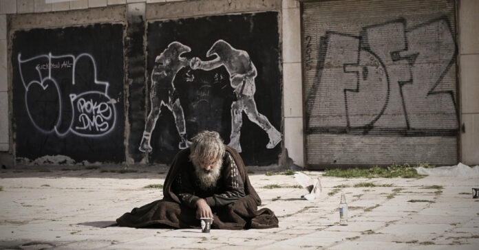 A homeless man. Image by Avi Chomotovski from Pixabay.