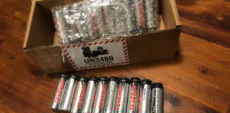 Tenergy 18650 batteries