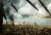 An artist's rendering of what an apocalyptic war might look like.