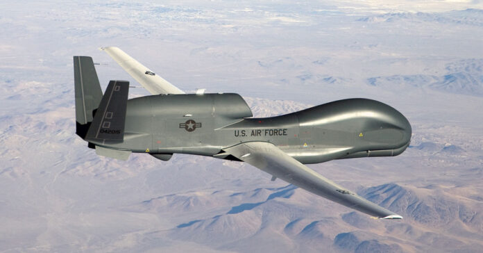 a U.S. global hawk drone