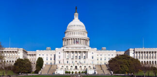 The capitol in Washington