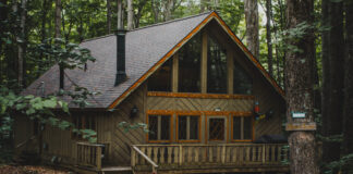 A woodland cottage