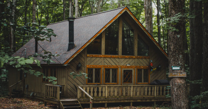 A woodland cottage