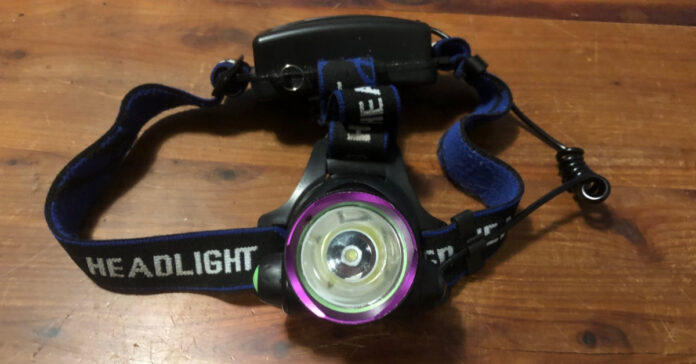 Inexpensive headlamp