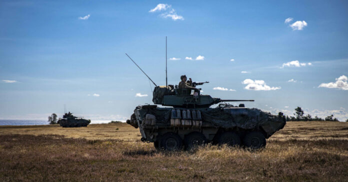 USMC light armored vehicle