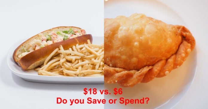 Lobster Roll vs Beef Empanada