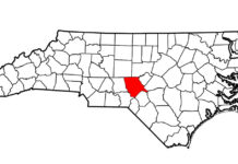 Moore County in the center of North Carolina.