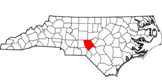 Moore County in the center of North Carolina.