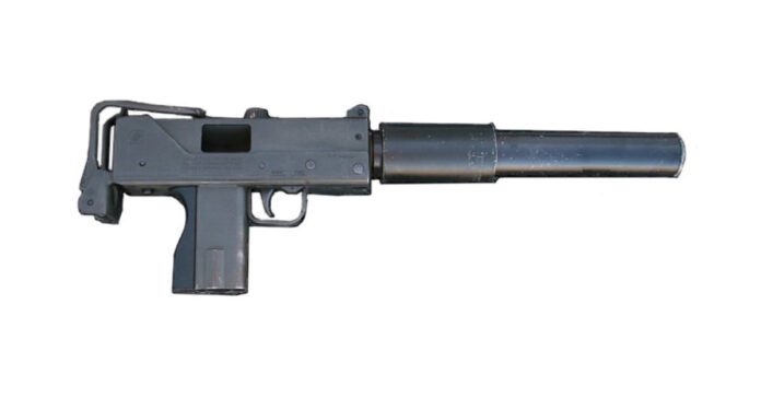 A MAC-10 with a silencer