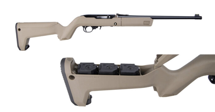 Ruger 10/22 Takedown model with a Magpul backpacker stock.