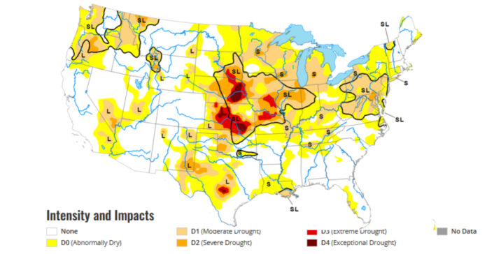 Drought Monitor map