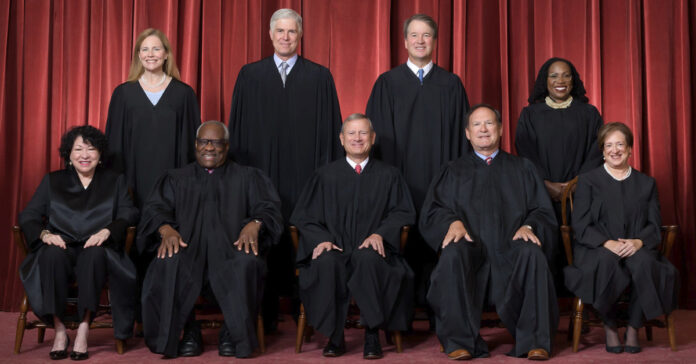 The Supreme Court Justices who just concluded their term and are now on recess.