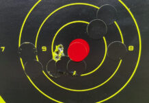 This is the target I used to zero the rifle at 40 yards.