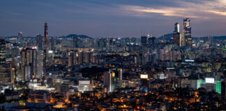 Seoul, South Korea, lies just 24 miles South of the border with North Korea.