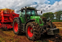 Tractors are one of many diesel-powered vehicles that are necessary to produce food on a large scale.