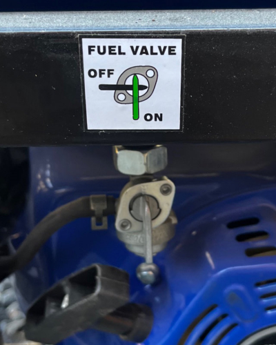 The gas shutoff switch on small engines allows you to keep gas in the tank without worrying it will gun up the carburetor.