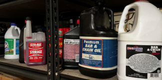 Bar and chain oil are just one of may items someone counting on using small engines after the collapse should keep on hand.