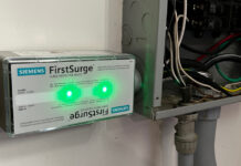 We installed a Siemens FirstSurge whole-house surge protector to protect our appliances and other devices.