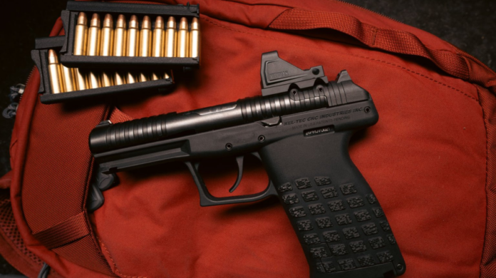 Keltec Introduced the PR57 at SHOT Show 2025. it's an unusual but strangely appealing firearm.