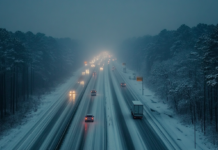 Driving in heavy snow can result in accidents or getting stranded on the highway.