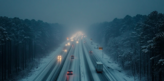 Driving in heavy snow can result in accidents or getting stranded on the highway.