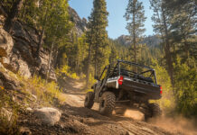 A side-by-side or UTV might be just what we need for our steep terrain.