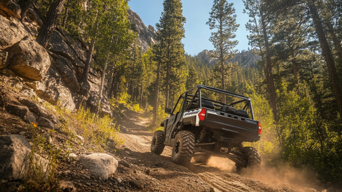 A side-by-side or UTV might be just what we need for our steep terrain.