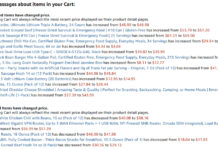 Almost three times as many of my saved items on Amazon increased in price rather than dropped. Is this a sign of tariffs and things to come or just the algorithm?