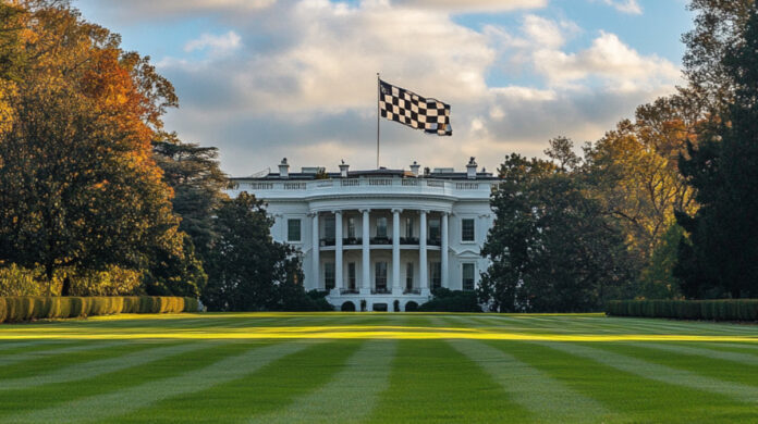 Trump has had such a good week, it wouldn't surprise me if they deck the white house out in checkered flags. He's winning!