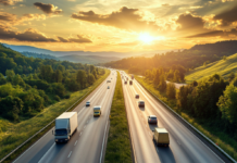 Things seemed pretty normal on the Interstate, with plenty of trucks and recreational vehicles.