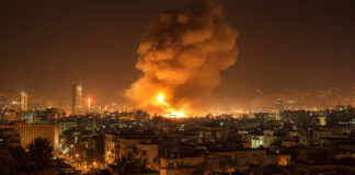 Israel launched a major attack on Iran, striking targets in Tehran and across the country. This is an AI-generated image.